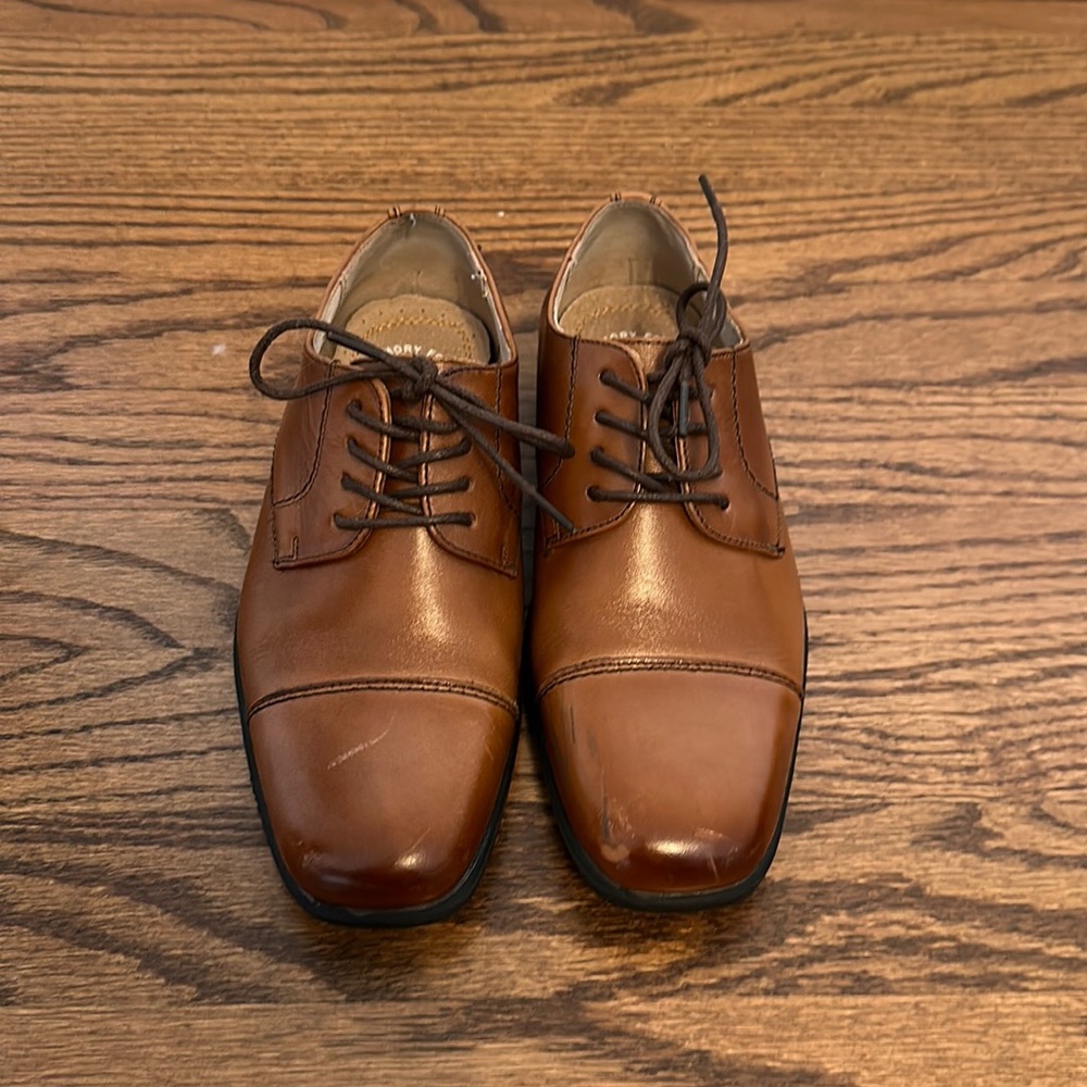 Boys Florsheim Cognac Dress Shoes